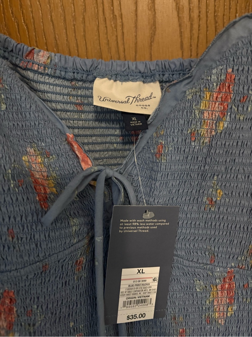 Universal Thread Blue Maxi Dress - Picture 4 of 7